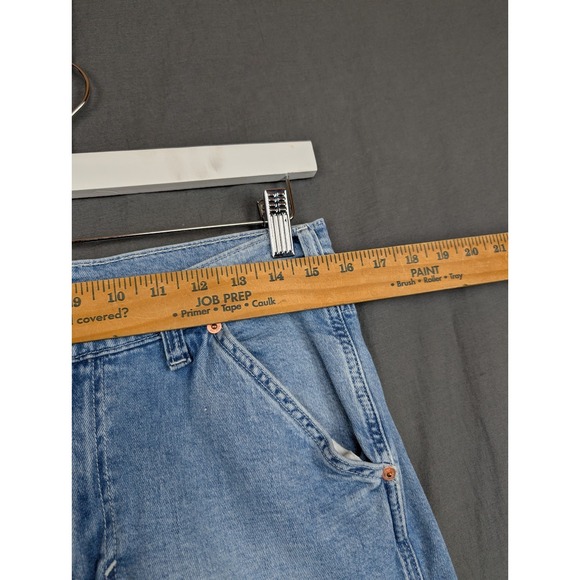 Gap Loose Cargo Jeans Womens 28 6 Regular Light Wash Mid Rise Baggy - Picture 5 of 10